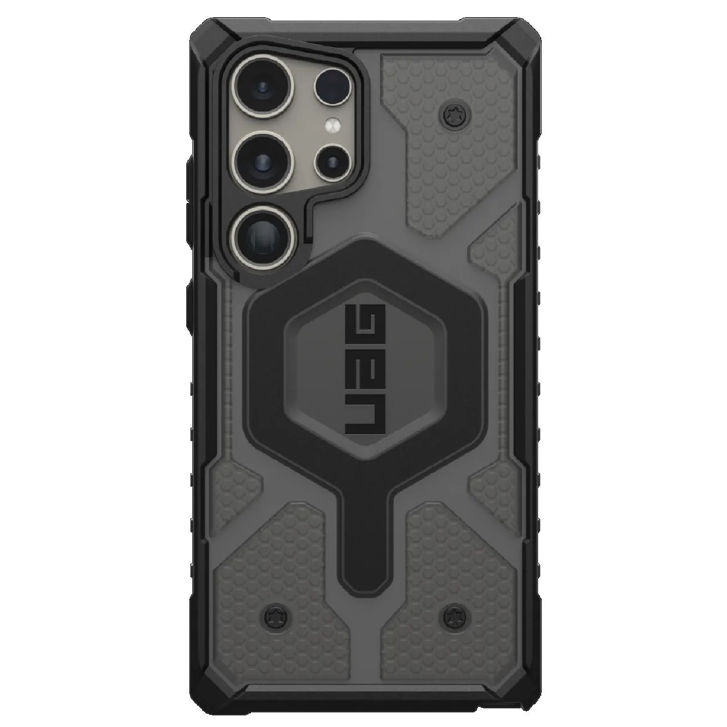 Uag Pathfinder Clear Pro Magnetic Samsung Galaxy S24 Ultra 5G (6.8') Rugged Case - Ash (214427113131), 18FT. Drop Protection (5.4M), 10 YRS