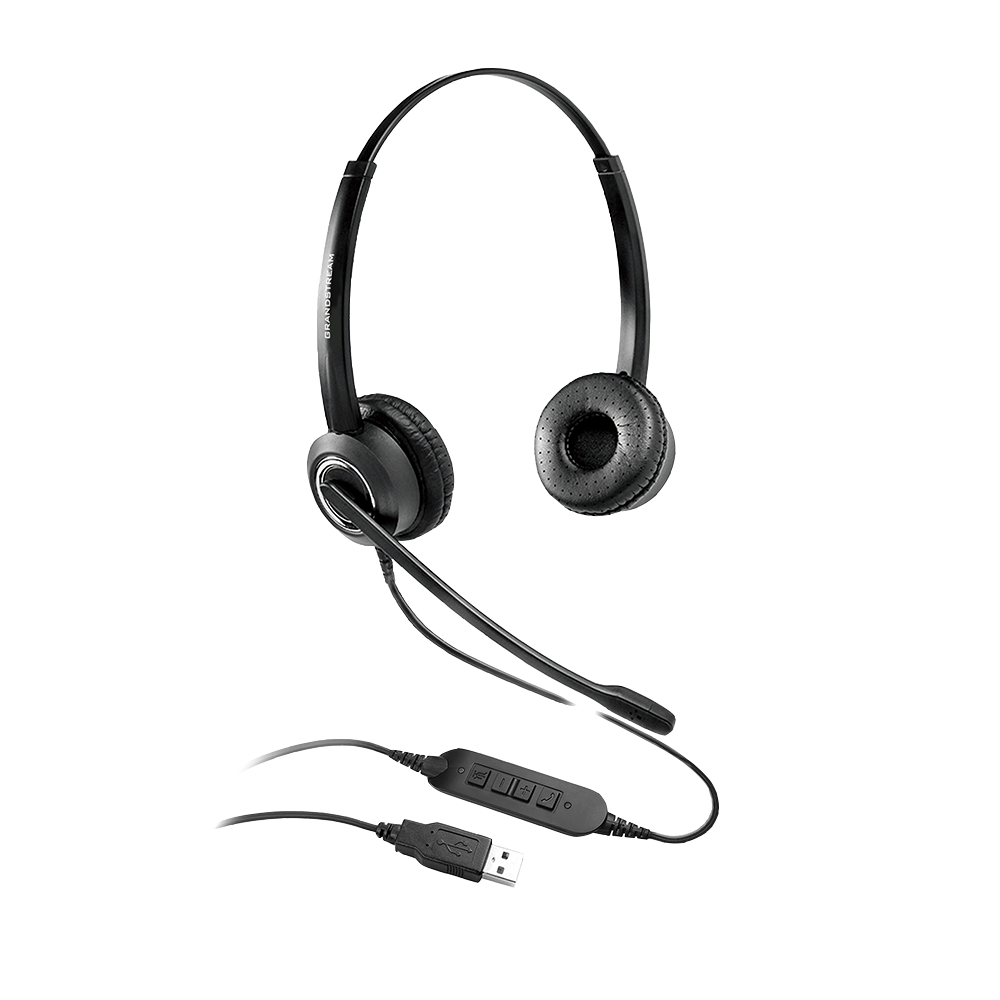 Grandstream Guv3000 HD Usb Headset, Noise Canceling Mic