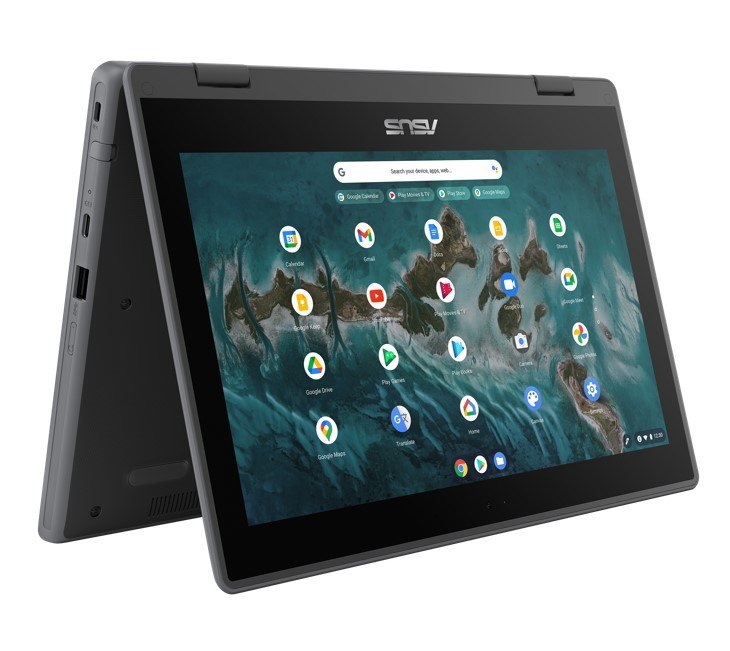 Asus Chromebook Flip CR1 11.6'Touch Rugged Student Laptop N4500 4GB 32GB Chrome Dual Camera Garaged Stylus Zte 1YR WTY