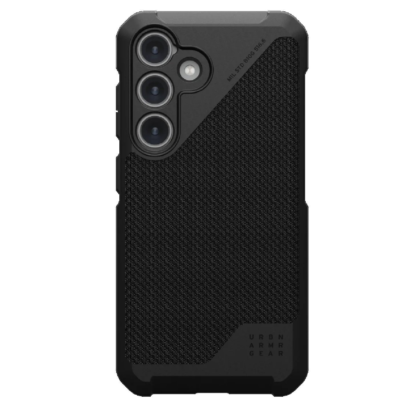 Uag Metropolis LT Pro Magnetic Samsung Galaxy S24 5G (6.2') Case - Kevlar Black (214418113940), 18 FT. Drop Protection (5.4M), Raised Screen Surround