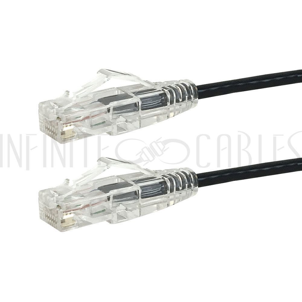 10ft RJ45 Cat6 UTP Ultra-Thin Patch Cable - Premium Fluke® Patch Cable Certified - CMR Riser Rated