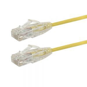 10ft RJ45 Cat6 UTP Ultra-Thin Patch Cable - Premium Fluke® Patch Cable Certified - CMR Riser Rated