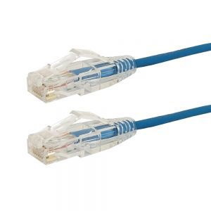 10ft RJ45 Cat6 UTP Ultra-Thin Patch Cable - Premium Fluke® Patch Cable Certified - CMR Riser Rated