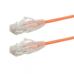 10ft RJ45 Cat6 UTP Ultra-Thin Patch Cable - Premium Fluke® Patch Cable Certified - CMR Riser Rated