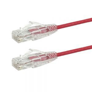 10ft RJ45 Cat6 UTP Ultra-Thin Patch Cable - Premium Fluke® Patch Cable Certified - CMR Riser Rated