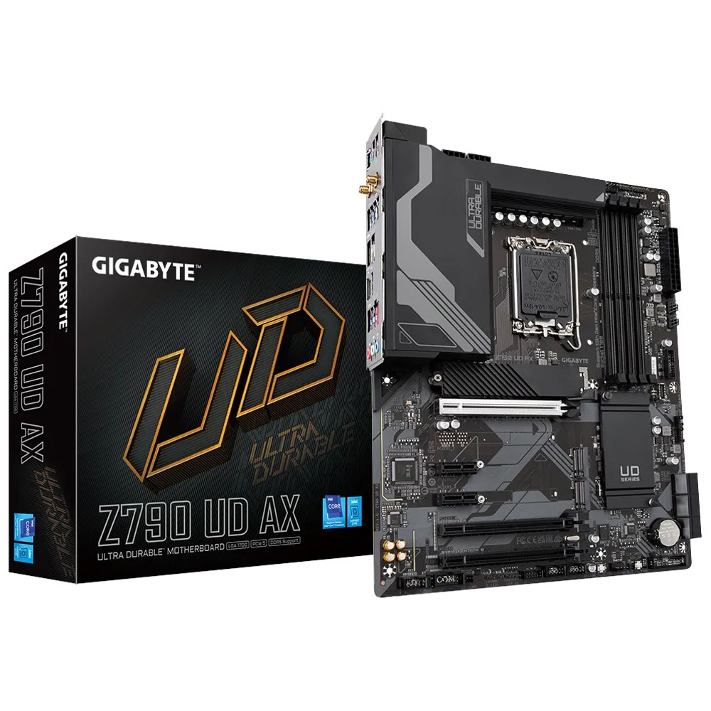 Gigabyte Z790 Ud Ax MB, 1700, 4xDDR5, 6xSATA, 3xM.2, Usb3.2, Usb-C, Wifi-6E, Atx 3YR