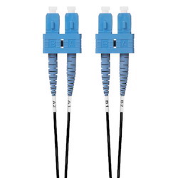 4Cabling 3M SC-SC Os1 / Os2 Singlemode Fibre Optic Cable: Black