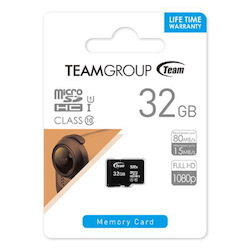 Team Micro SDHC 32GB Class10 Uhs-I Retail W/1 Adapter