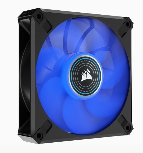 Corsair (LS) Corsair ML Elite Series, ML120 Led Elite, 120MM Magnetic Levitation Blue Led Fan With AirGuide, Single Pack