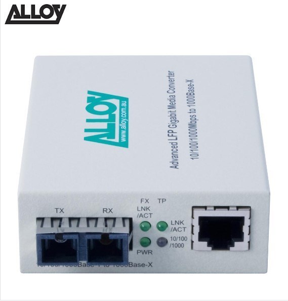 Alloy GCR2000SC.10 Gigabit Standalone, Rackmount Media Converter, Ethernet, Dual Purpose, Standalone Or Installed