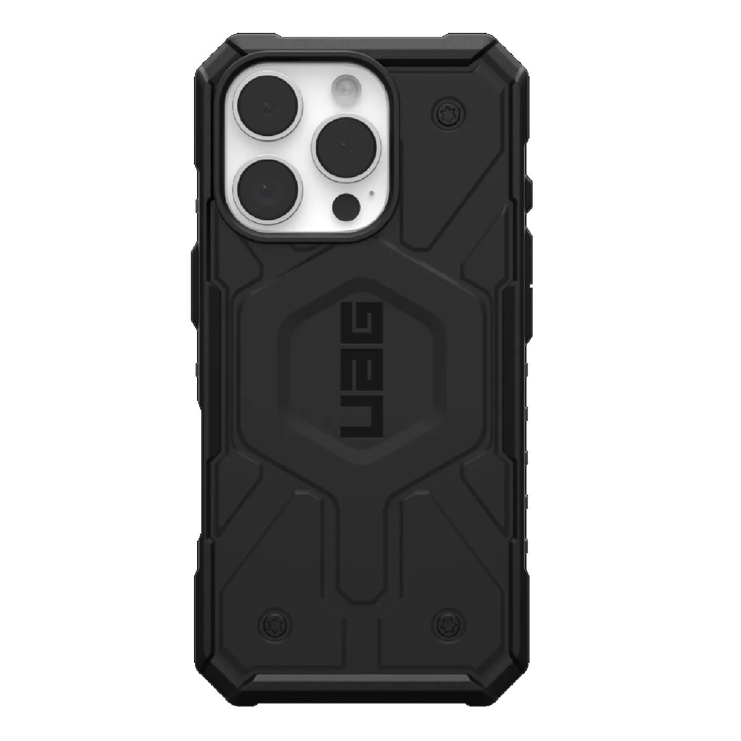 Uag Pathfinder MagSafe Apple iPhone 16 Pro (6.3') Rugged Case - Black (114468114040),18FT Drop Protection (5.4M),Tactical Grip,Raised Screen Surround