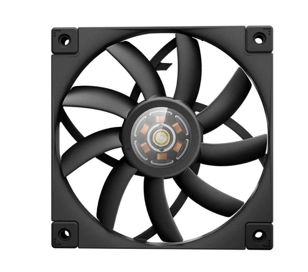 DeepCool FT12 Slim High-Performance Thin-Profile PWM 120MM Fan, 15MM Slim, 500-1850 RPM, 3 Phase 6 Pole Fan Motor