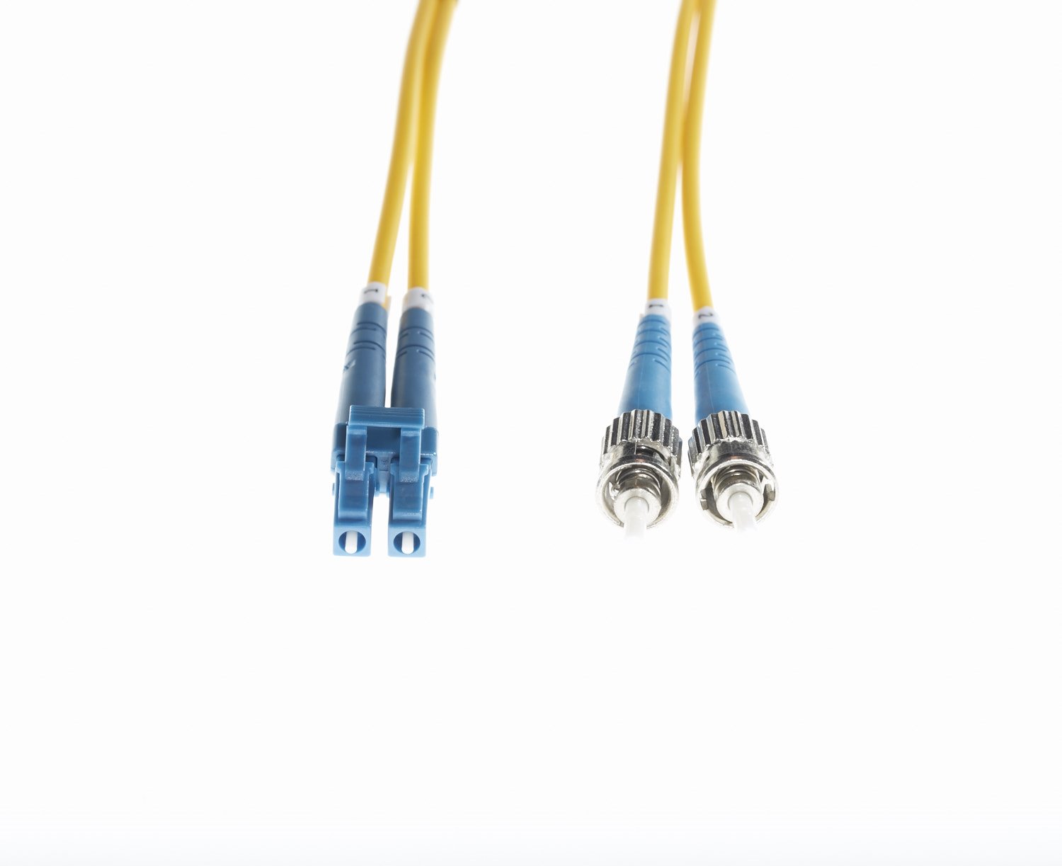 4Cabling 10M LC-ST Os1 / Os2 Singlemode Fibre Optic Cable: Yellow