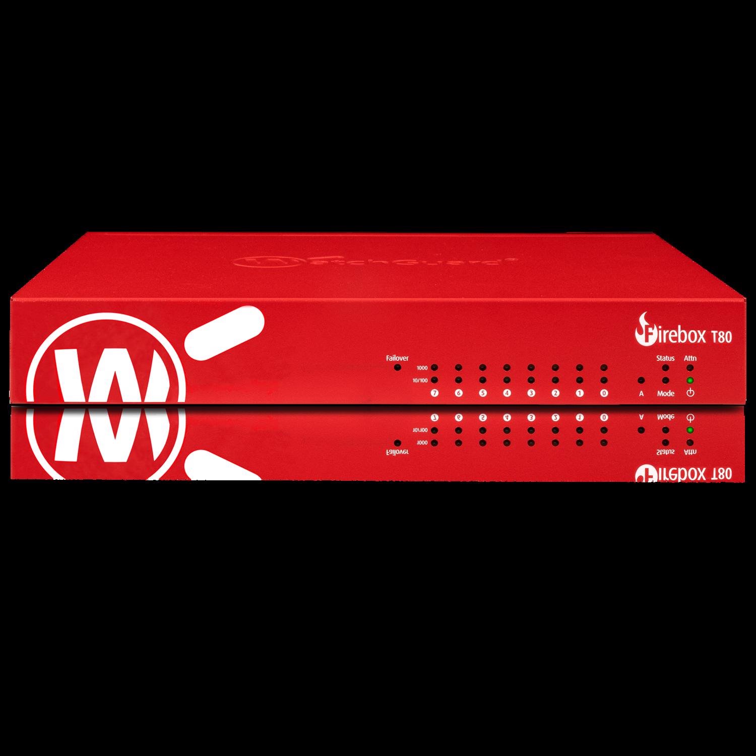 WatchGuard Firebox T80 With 1-YR Standard Support (Au) - Only Available To WGOne Silver/Gold Partners