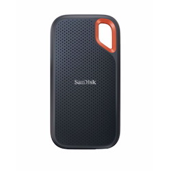 SanDisk Extreme Portable SSD 500GB Usb 3.2 Gen 2 Type C & Type A Compatible 1050MB/s 1000MB/s Ip55 Dust-Water Resistance 256-Bit Aes Hardware 5YR WTY