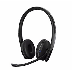 Sennheiser Epos Adapt 260 Dual Bluetooth Headset, Works With Mobile / PC, Microsoft Teams And Uc Certified, Upto 27 Hour Talk Time, Folds Flat, 2Yr-USB-A