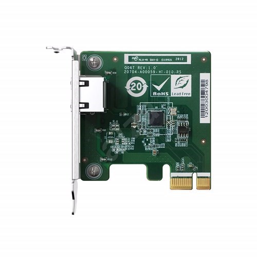 Qnap Single Port 2.5Gbe 4-Speed Network Card (Pcie Gen2 X1)