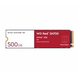 Western Digital WD Red SN700 500GB NVMe Nas SSD 3430MB/s 2600MB/s R/W 1000TBW 420K/515K Iops M.2 Gen3x4 1.75M HRS MTBF 5YRS WTY