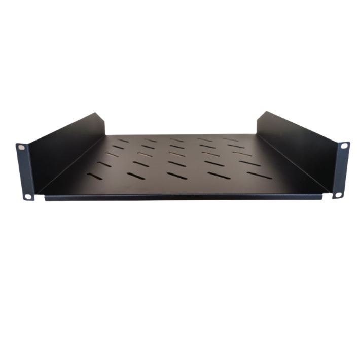 LDR Cantilever 2U 275MM Deep Shelf Recommended For 19' 450/550MM Deep Cabinet - Black Metal Contruction