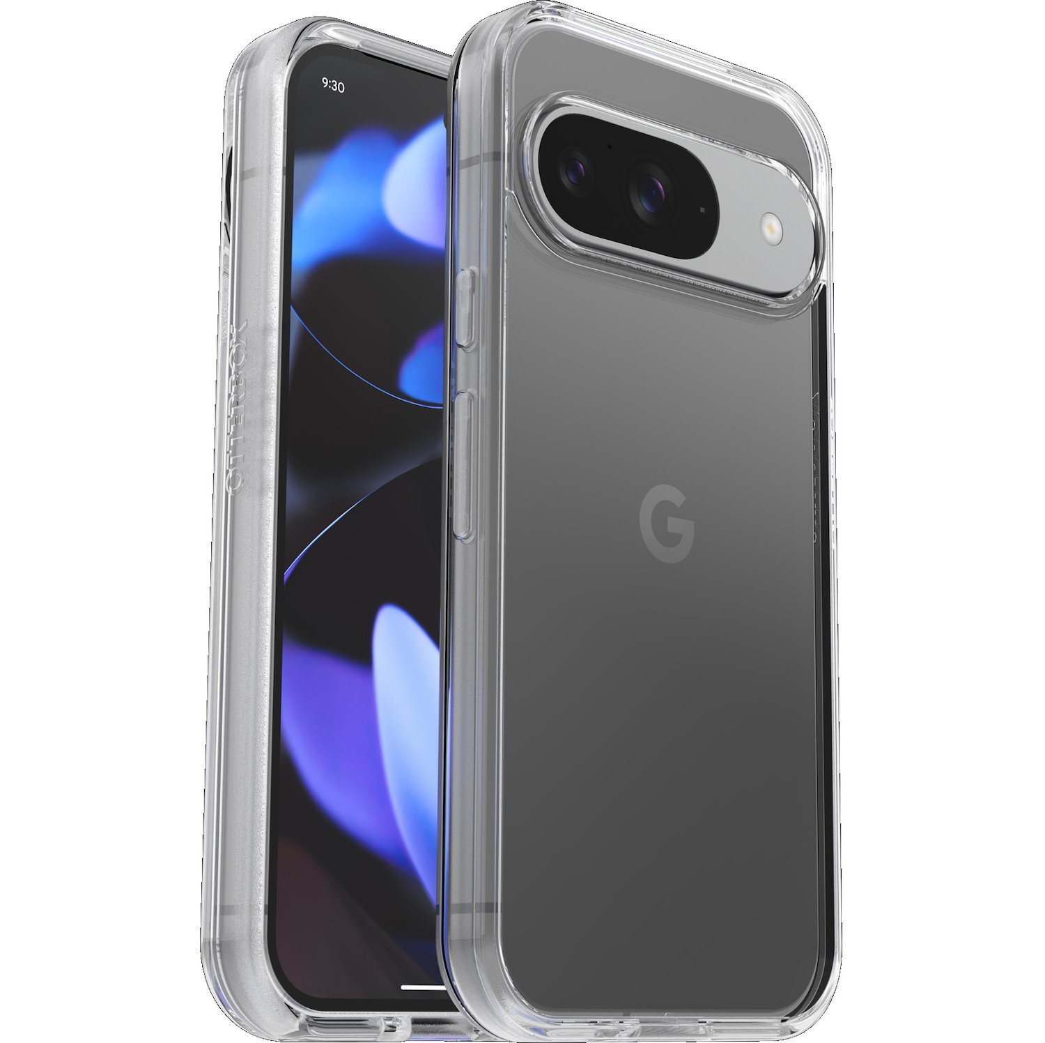 OtterBox Symmetry Case for Google Pixel 9, Pixel 9 Pro Smartphone - Clear - Retail - Poly Bag