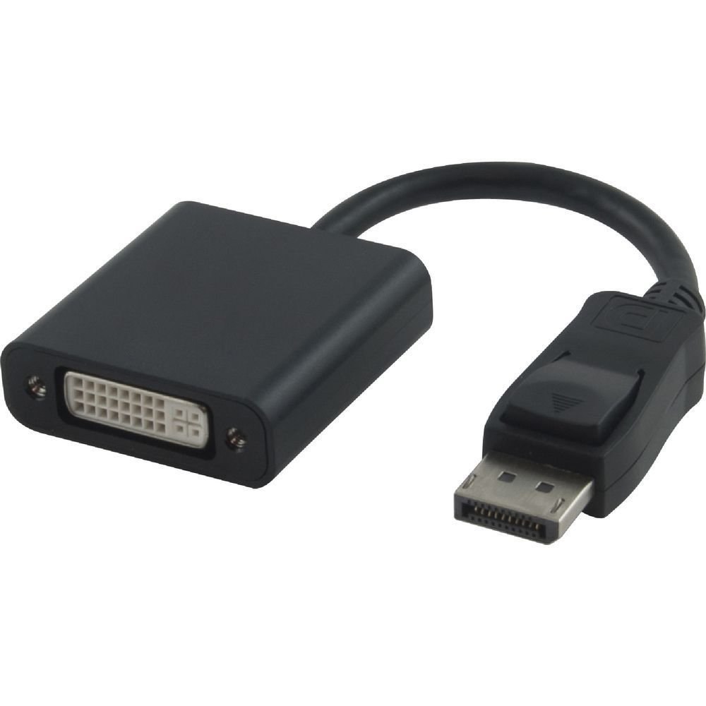 4Cabling 15CM DisplayPort Male - Dvi Female: Black