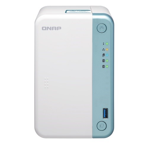 Qnap TS-251B-4G Nas Tower Dual Core 2GHZ Celeron Processor 2 X Sata6 HDD Max, 4GB DDR3L Ram