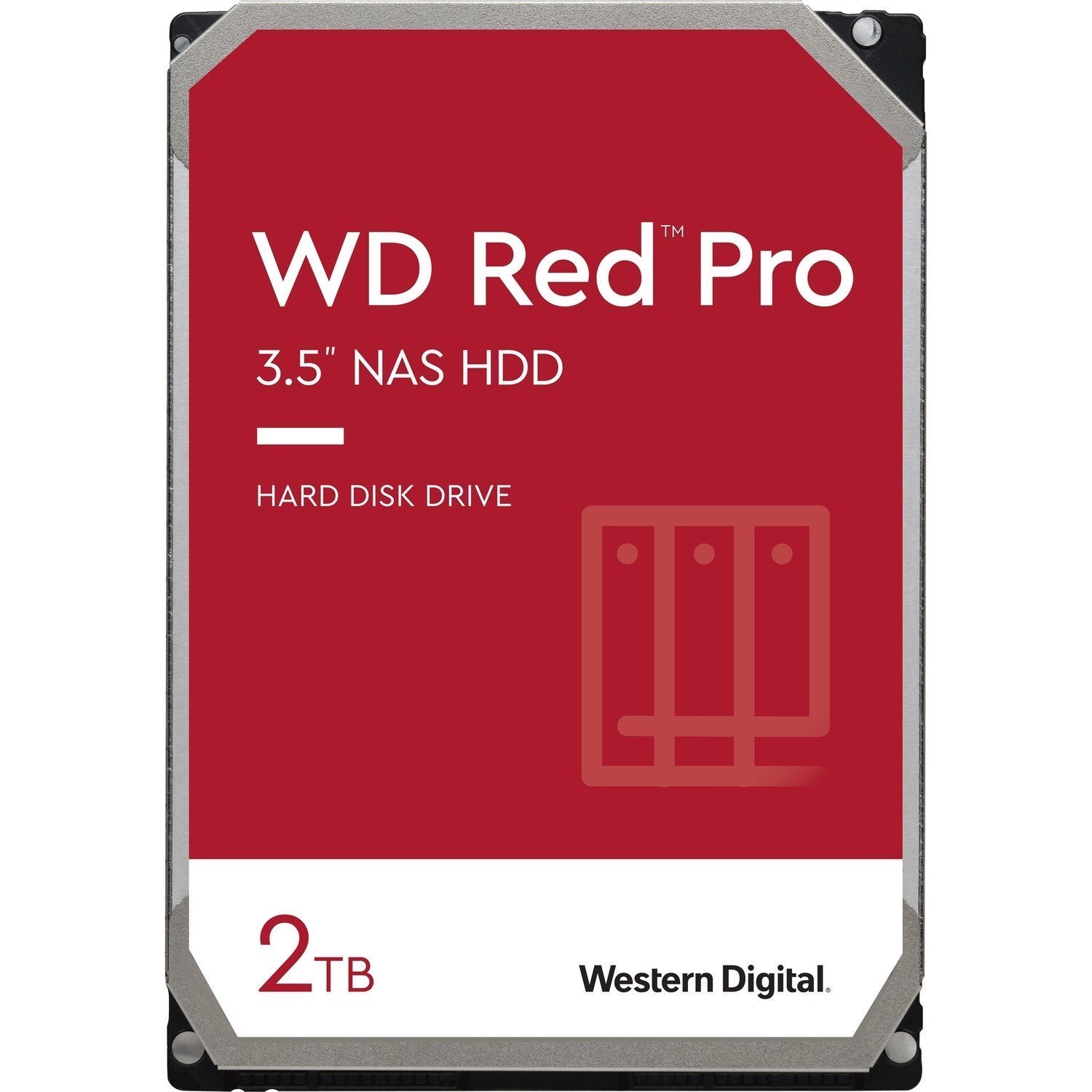 Western Digital Red Pro WD20RFZX 2 TB Hard Drive - 3.5" Internal - SATA (SATA/600) - Conventional Magnetic Recording (CMR) Method