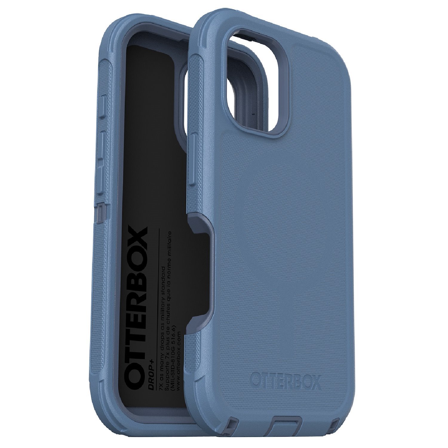 OtterBox Defender Carrying Case (Holster) Apple iPhone 16 Pro Smartphone - Blue