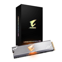 Gigabyte Arous RGB M.2 256GB Pco-E3.0*4 NVMe1.3 SSD - 3D Nand 3100MB/s 1.8 Mil MTBF 5YR WTY Acronis True Image Solid State Drive