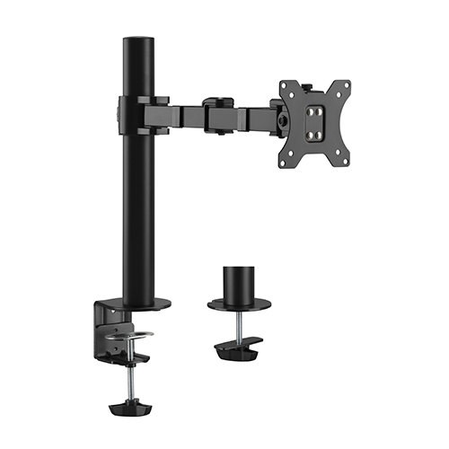 Brateck Single Monitor Affordable Steel Articulating Monitor Arm 17' -32' Screens, Up To 9KG