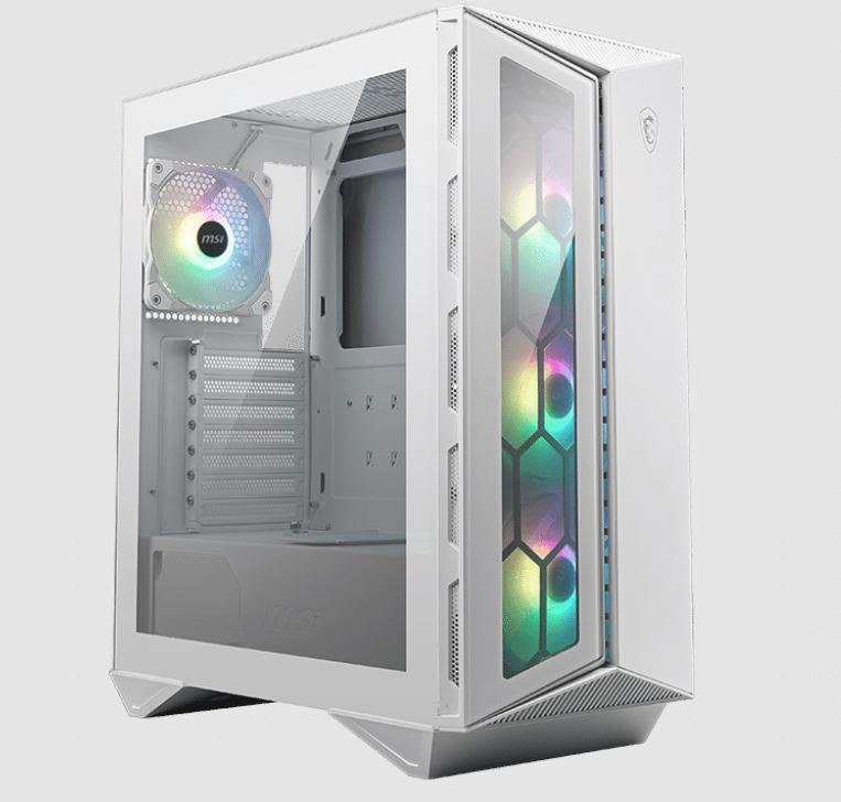 Msi MPG Gungnir 110R White Mid-Tower Case