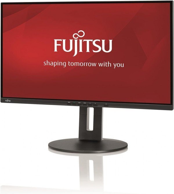 Fujitsu B24-9 TS 27" Wled Ips, FHD(16:9), Vga+Dp+Hdmi,Tilt/Swiv/H-Adj, Black, W/ Cord, 3YR