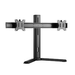 Brateck Dual Screen Classic Pro Gaming Monitor Stand Fit Most 17'- 27' Monitors, Up To 7KGP Per screen-Black Color