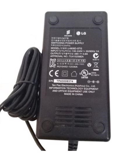 LG Switching Power Supply for LIP8024D/E, LIP-8012D/E and 90XX Series Phones (Refurbished)