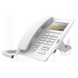 Fanvil H5 Hotel / Office Enterprise Ip Phone - 3.5' Colour Screen, 1 Line, 6 X Programmable Buttons, Dual 10/100 Nic, Poe, 2 Years Warranty- White