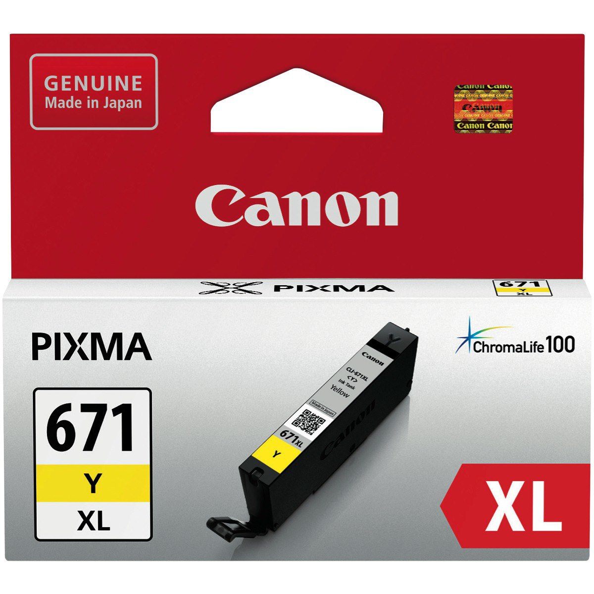 Canon CLI-671XLY Original Inkjet Ink Cartridge - Yellow Pack