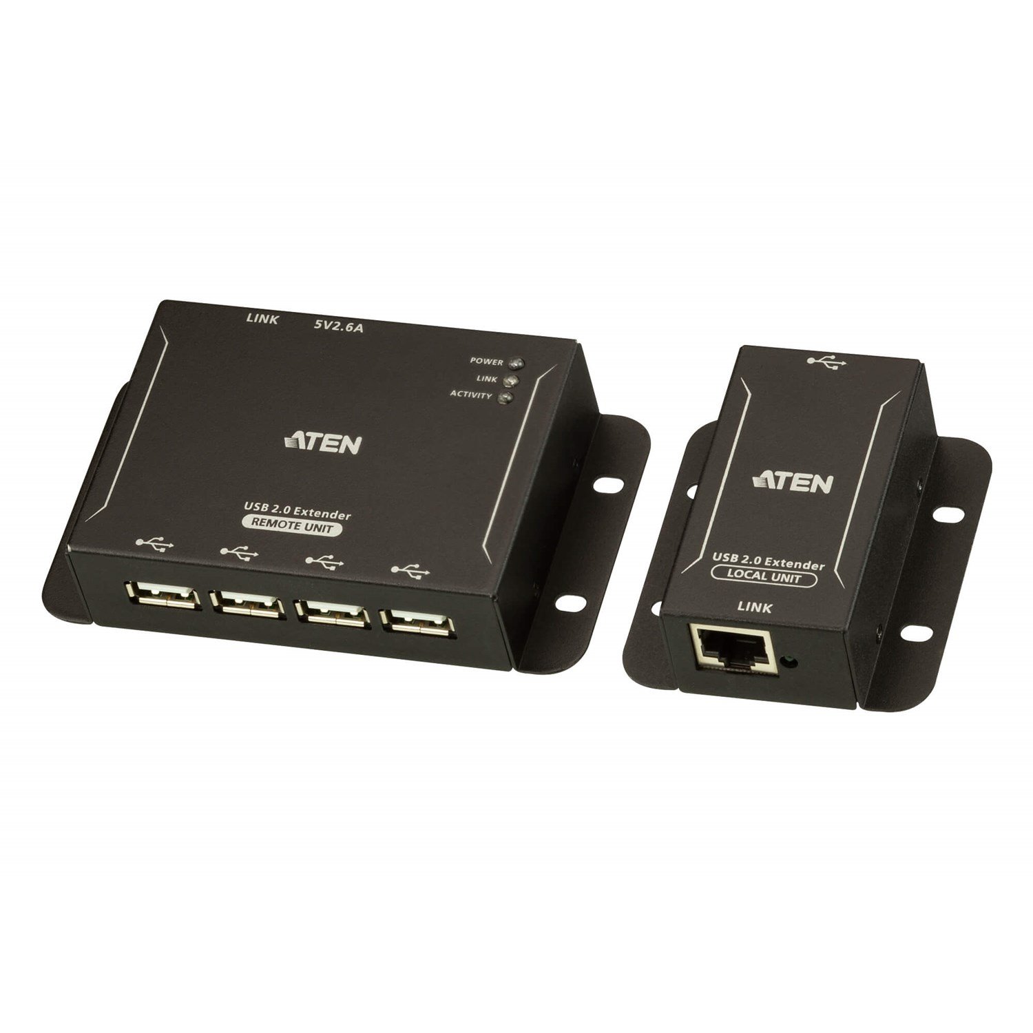 Aten 4-Port Usb 2.0 Cat 5 Extender (Up To 50M)