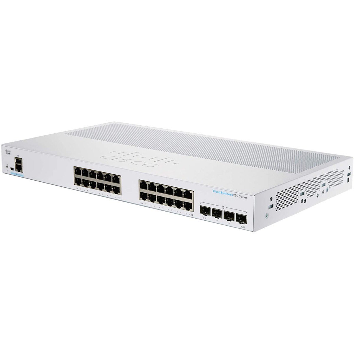 Cisco CBS250 24-Port Ge Layer 2 Smart Switch With Max 195W PoE & 4x1G SFP