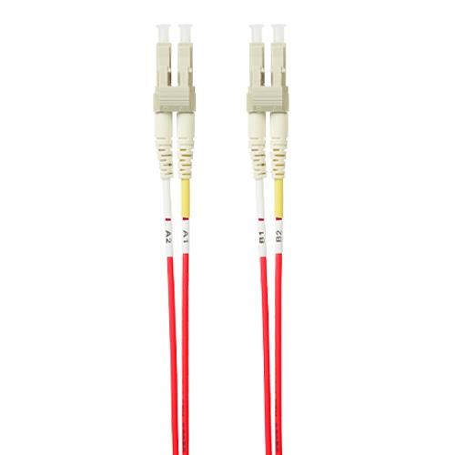 4Cabling 3M LC-LC Om4 Multimode Fibre Optic Patch Cable: Red