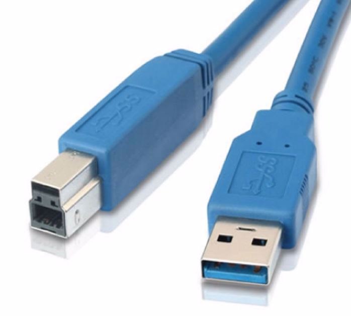 Astrotek Usb 3.0 Printer Cable 2M - Am-Bm Type A To B Male To Male Blue Colour For External HDD Printer Scanner Docking Station ~Cb8w-Uc-3002Ab