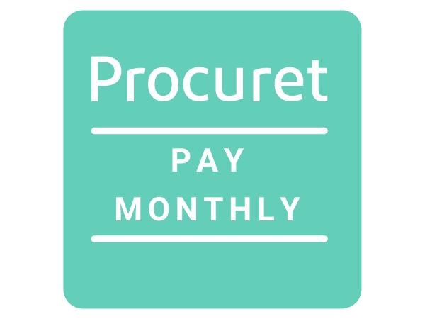 Monthly Finance through Procuret - Up to 36 Months