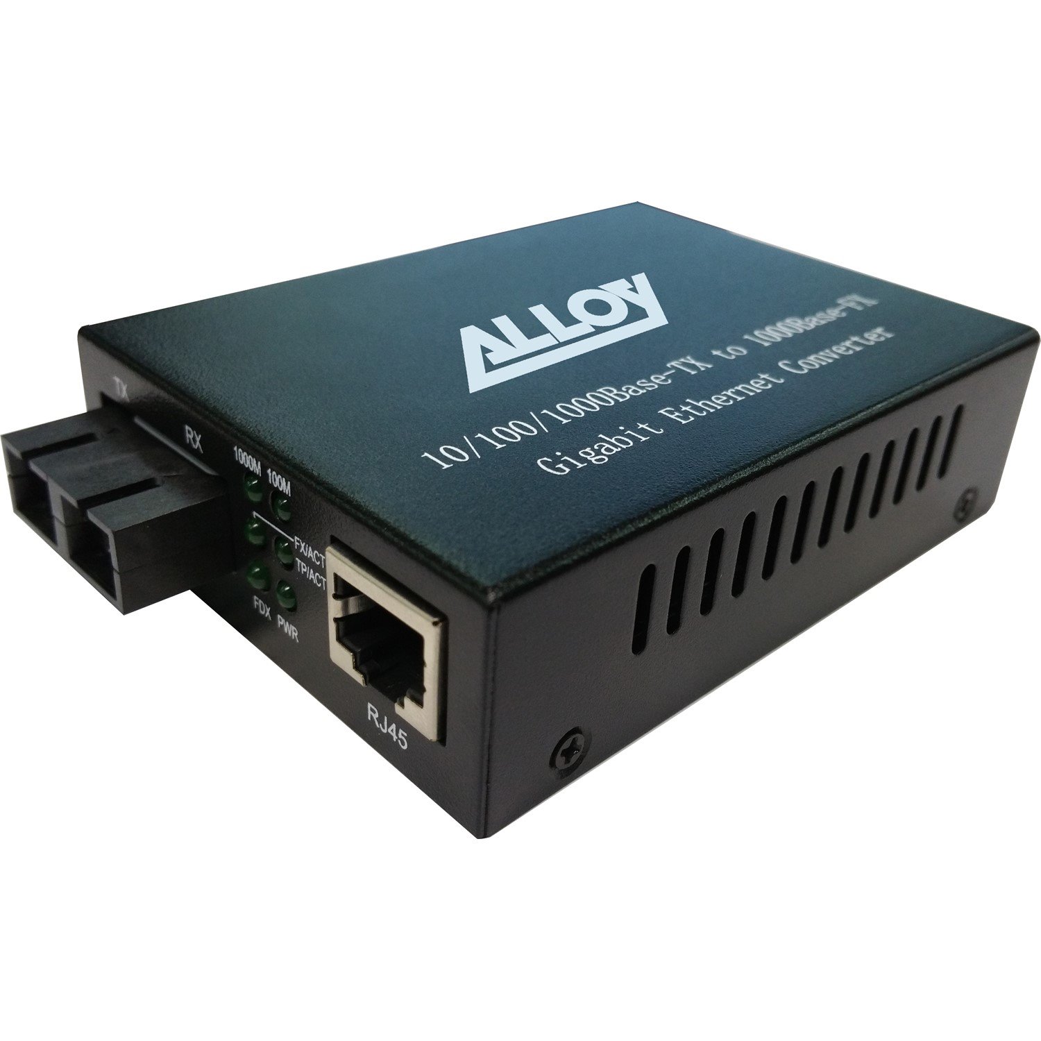 Alloy 10/100/1000Base-T To 1000Base-SX Multimode 1310NM (SC) Converter. 2Km