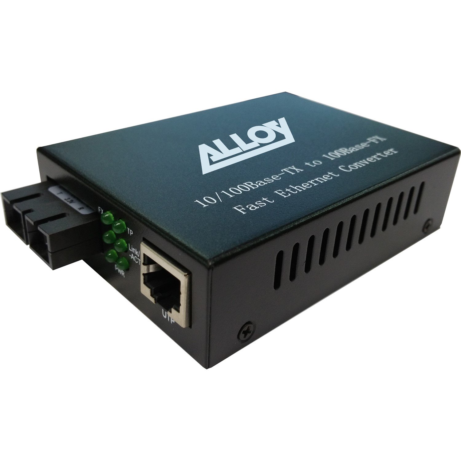 Alloy 10/100Base-TX To 100Base-FX Multimode Fibre (SFP) Converter. SFP Module Not Included