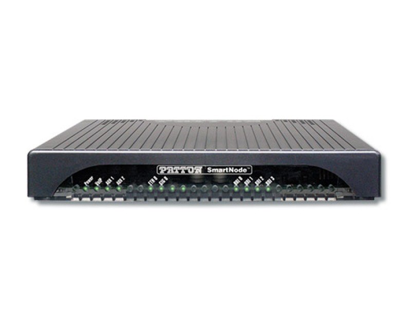 Patton SmartNode VoIP GW, 2 Bri Te/Nt, 4 VoIP Calls, Or 4 Sip-Sip Calls (Sip B2B Ua) Upgradeable (Max. 200), Optional Sip-Tls, SRTP , 1X Gig Ethernet, 1X Usb Port, High Precision 5PPM Clock, External