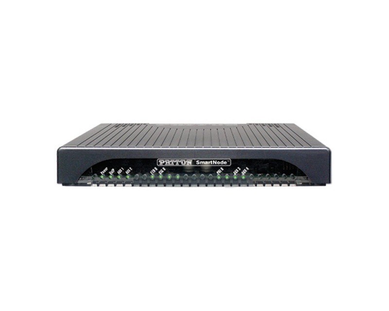 Patton SmartNode VoIP GW, 1 E1/T1 Pri, 30 VoIP Calls Not Upgreadable, Or 15 Sip-Sip Calls (Sip B2B Ua) Upgradeable (Max. 200), High Precision 5PPM Clock,Optional Sip-Tls, SRTP, 1X Gig Ethernet, 1X Usb