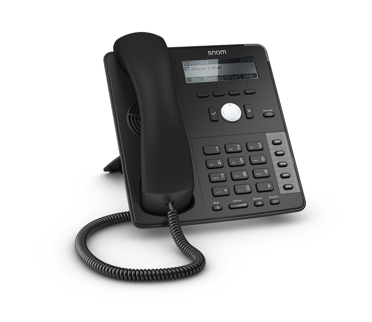 Snom 4 Line Professional Ip Phone, Gbit Port + 1X Usb Port. 4 Context-Sensitive Function Keys. Wideband Audio