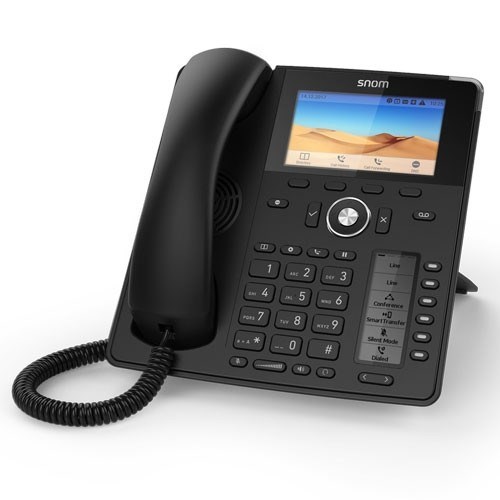 Snom 12 Line Professional Ip Phone, 3.5'' Colour Display, Gbit Port, Usb, BT, IPv6, Wideband Audio