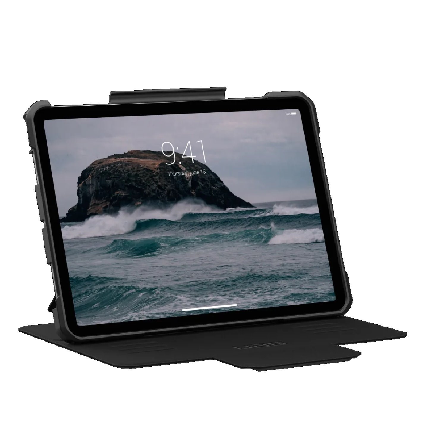 Uag Metropolis Se Apple iPAd Air 10.9' Case - Black (124473114040), Drop+ Military Standard, Adjustable Stand, Soft Impact-Resistant Core