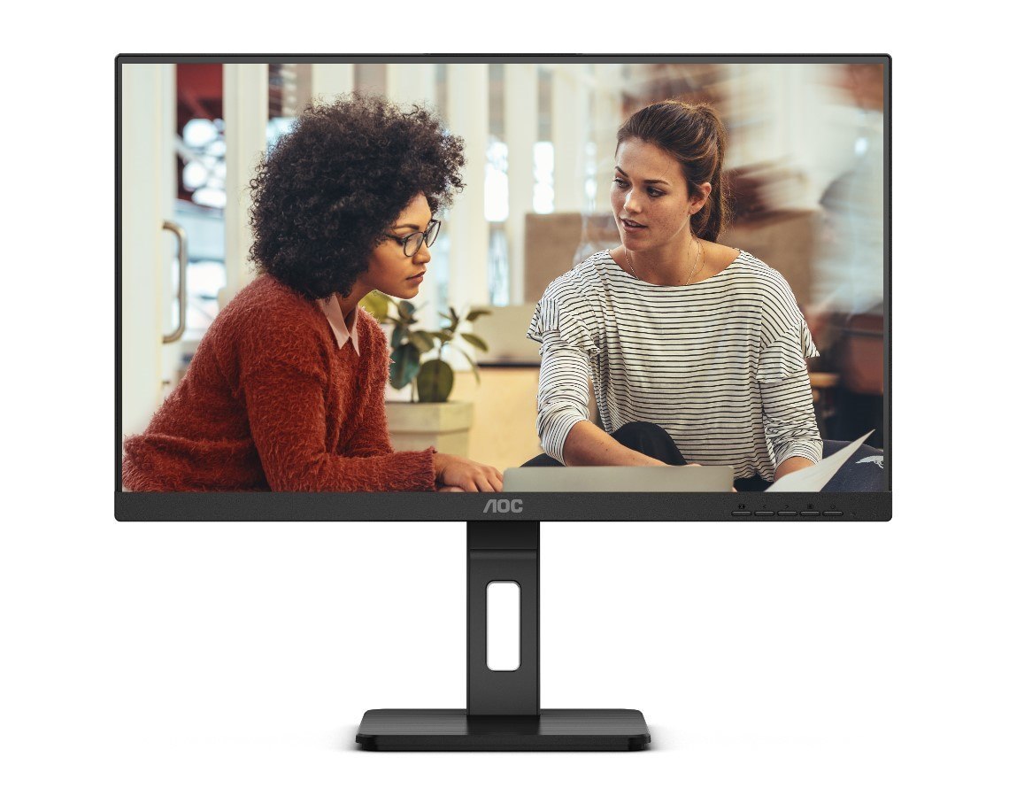 AOC 24E3QAF 24" Class Full HD LED Monitor - 16:9 - Black