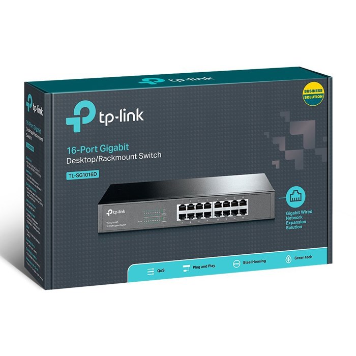 TP-Link TL-SG1016D: 16-Port Gigabit Ethernet Switch